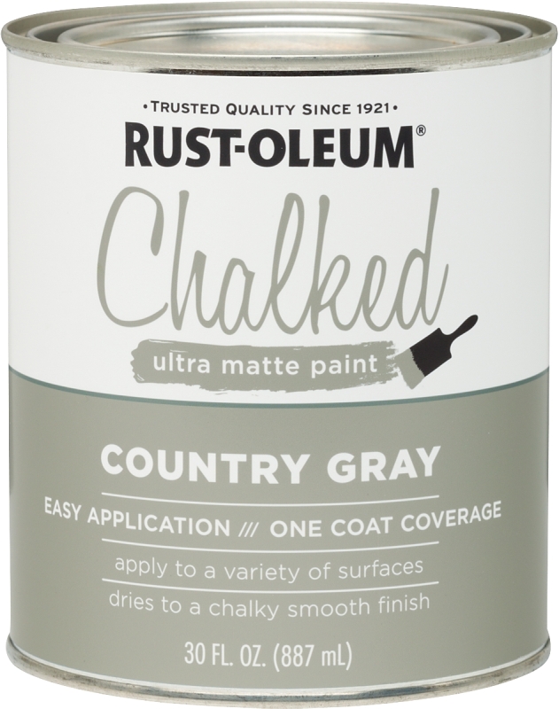 Chalked Country Gray Ultra Matte 30 Oz. Interior Chalk Paint
