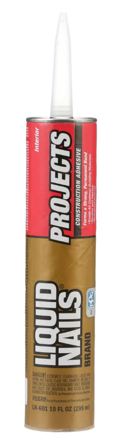 10 Oz. Interior Projects Construction Adhesive, Model Ln-601