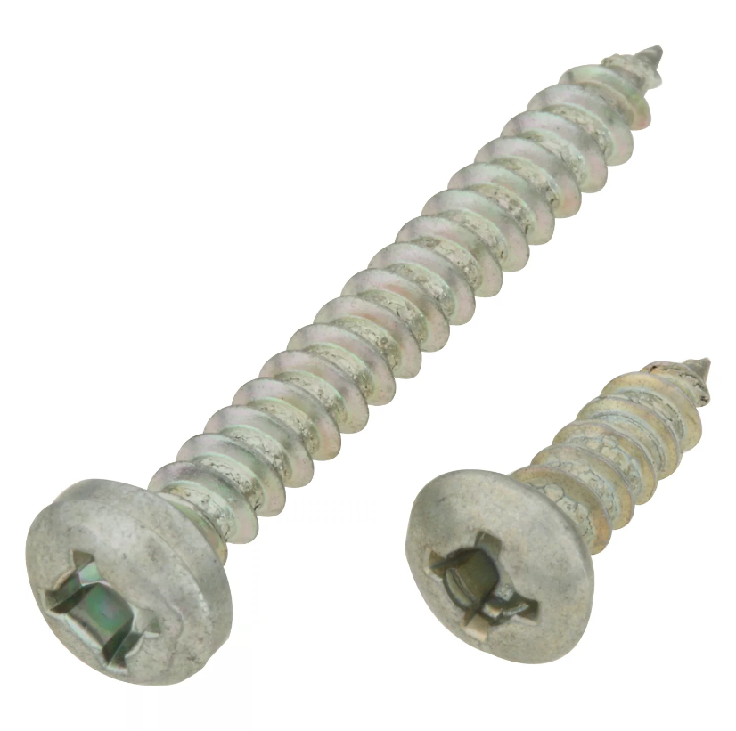 National Hardware Steel Shelf Bracket Screw, Zinc (12-Pack)