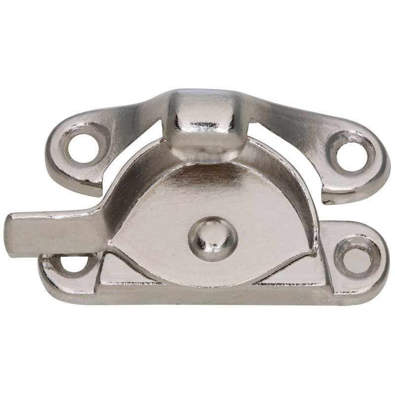 National Hardware Nickel 7/8 In. Crescent Sash Lock