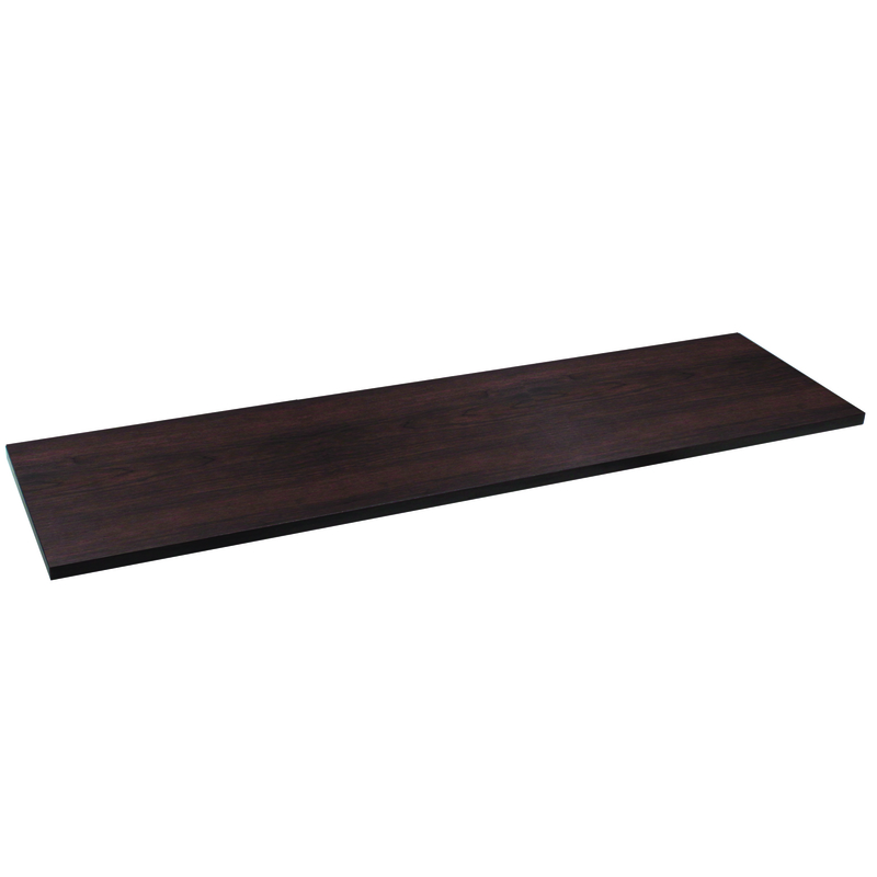 10 In. X 36 In. Espresso Heavy-duty Particle Board Shelf