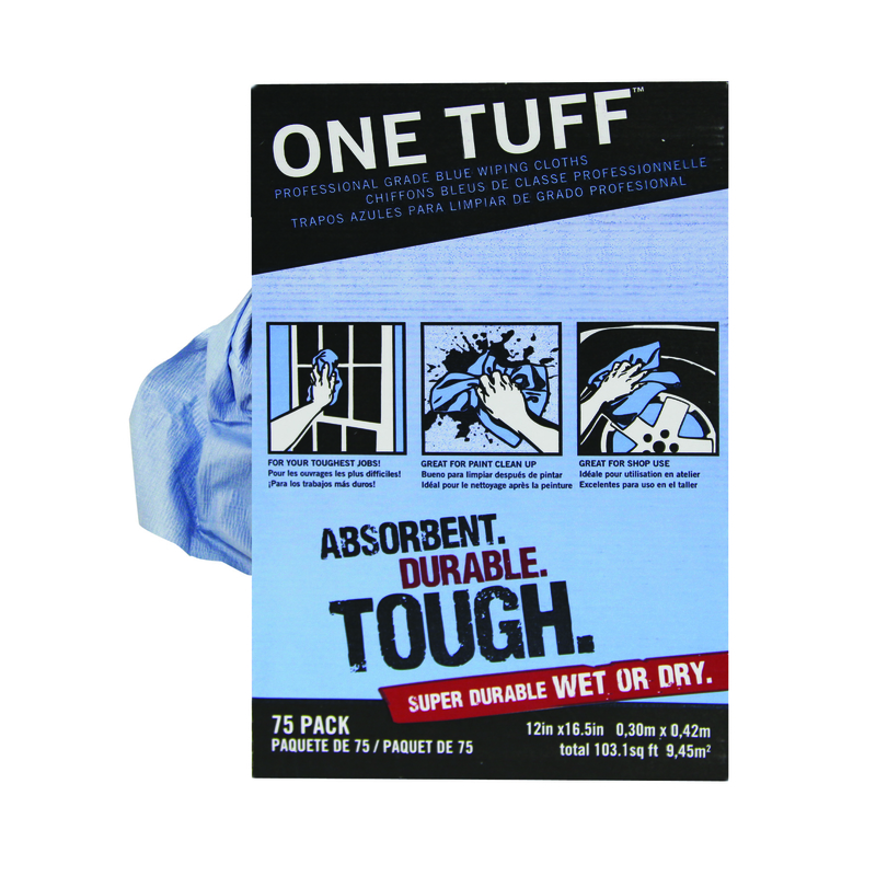 Trimaco One Tuff Wiper Cloths (75-Pack)