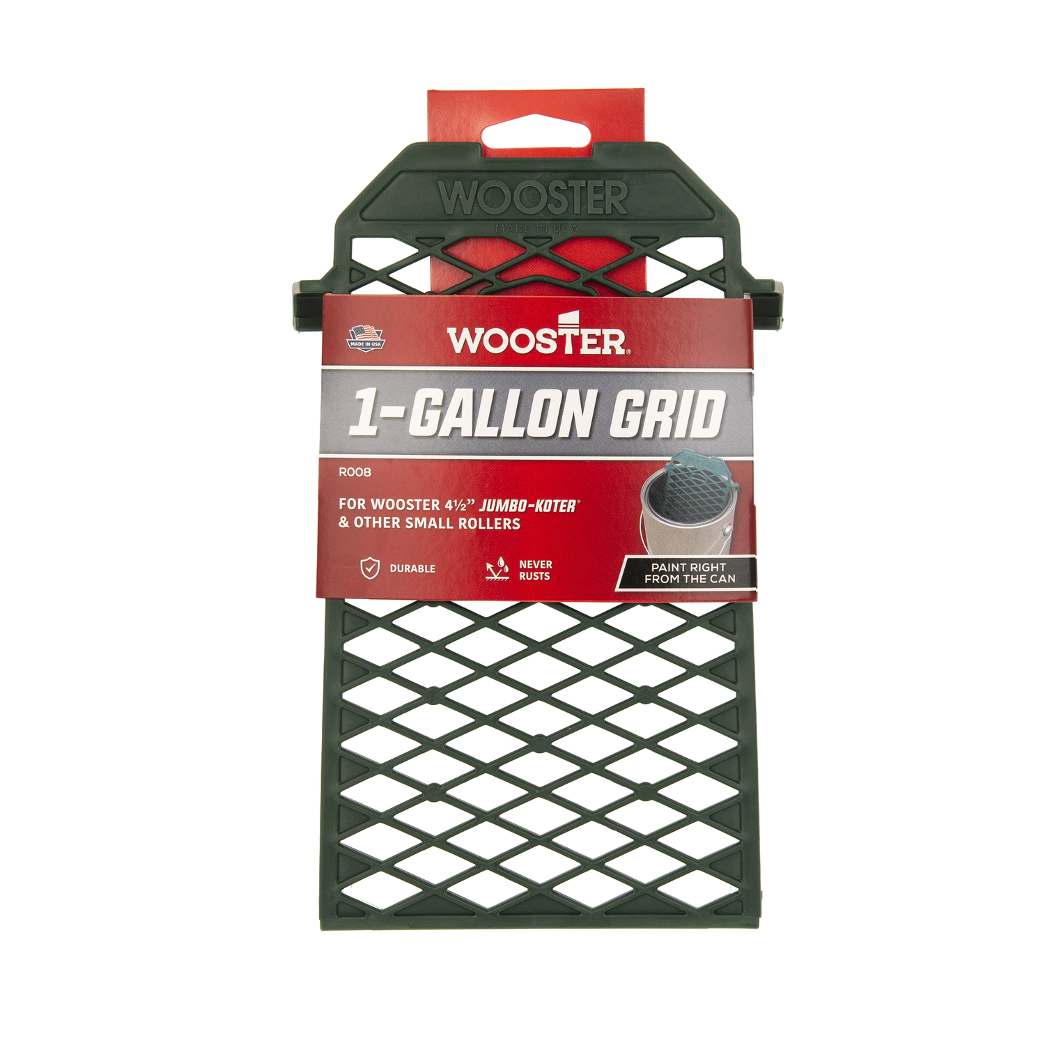 R008 1 Gallon Poly Paint Roller Grid - 9 In. L X 5 In. W