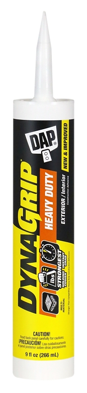 DynaGrip Construction Adhesive, Off-White, 10-oz.