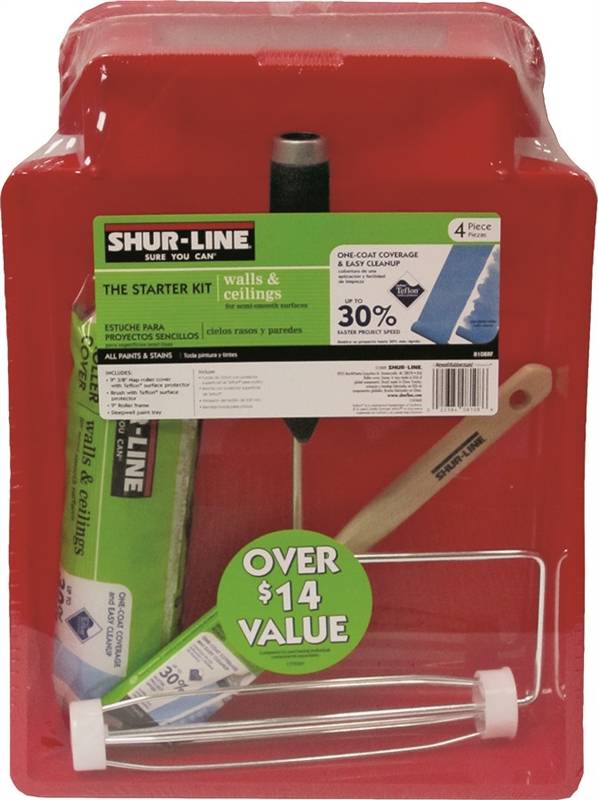 4PC PAN&ROLLER TRAY SET