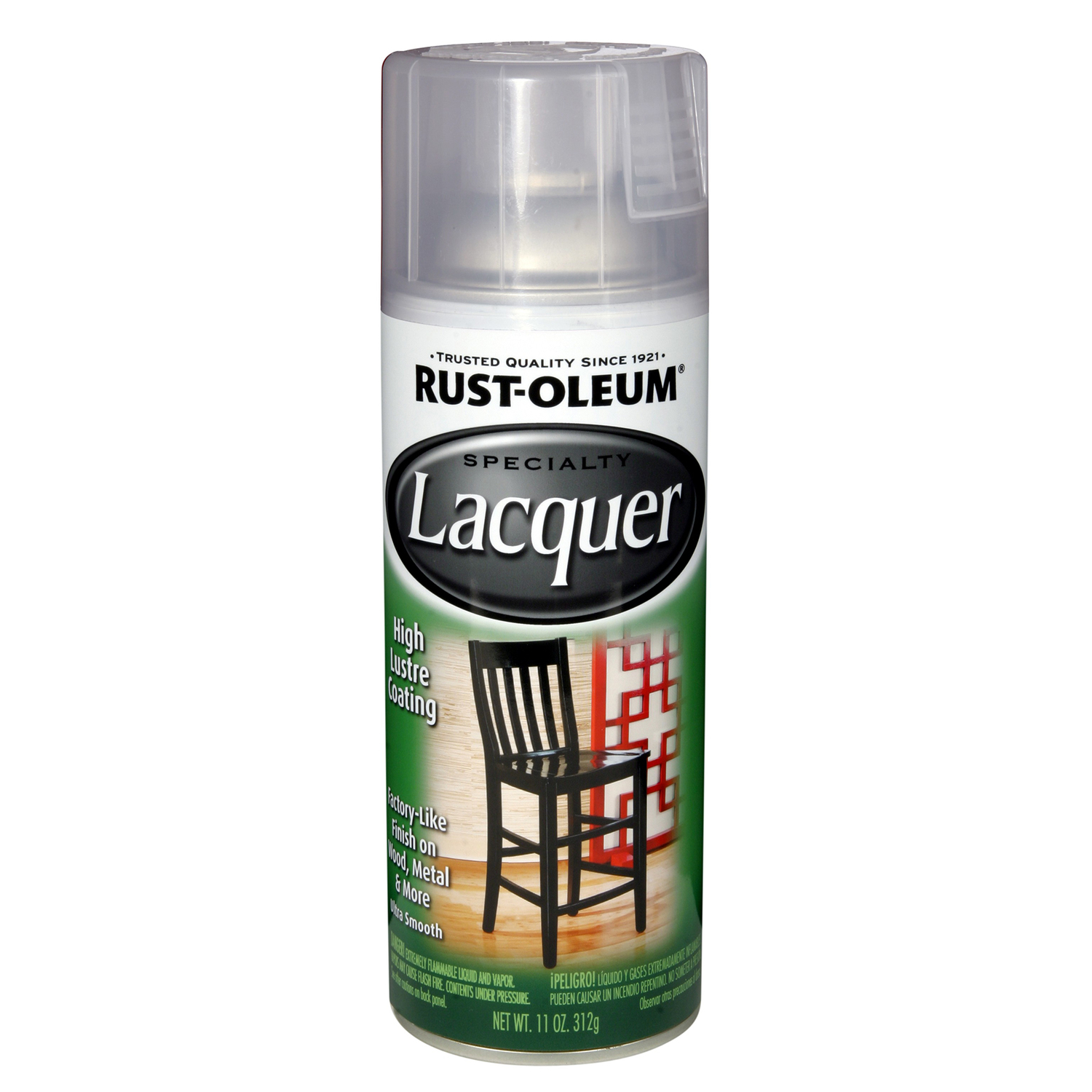 Specialty Lacquer Spray Paint, Clear, 11-oz.