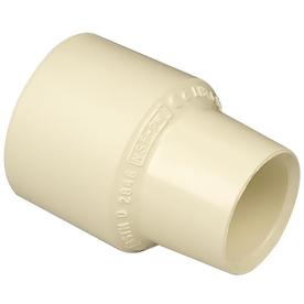 Charlotte Pipe 3/4 In. x 1/2 In. Reducing CPVC Coupling with Stop
