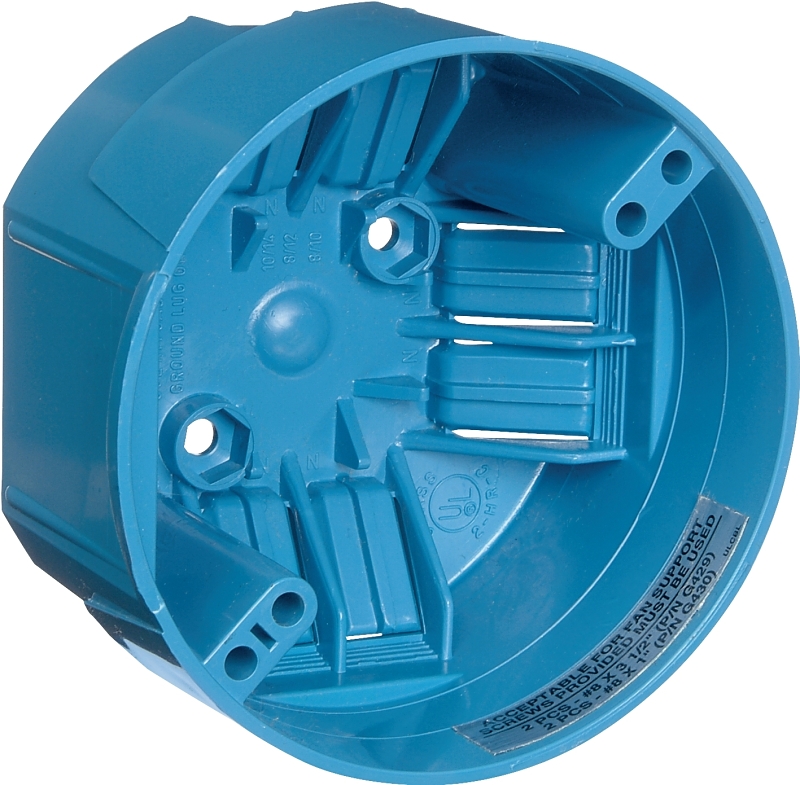 Ceiling Fan Outlet Fixture Box, 20-Cu. In Capacity