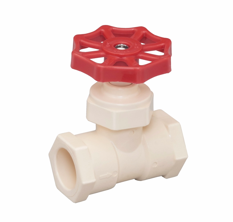 CPVC Solvent Weld Stop Valve, 1/2 In.