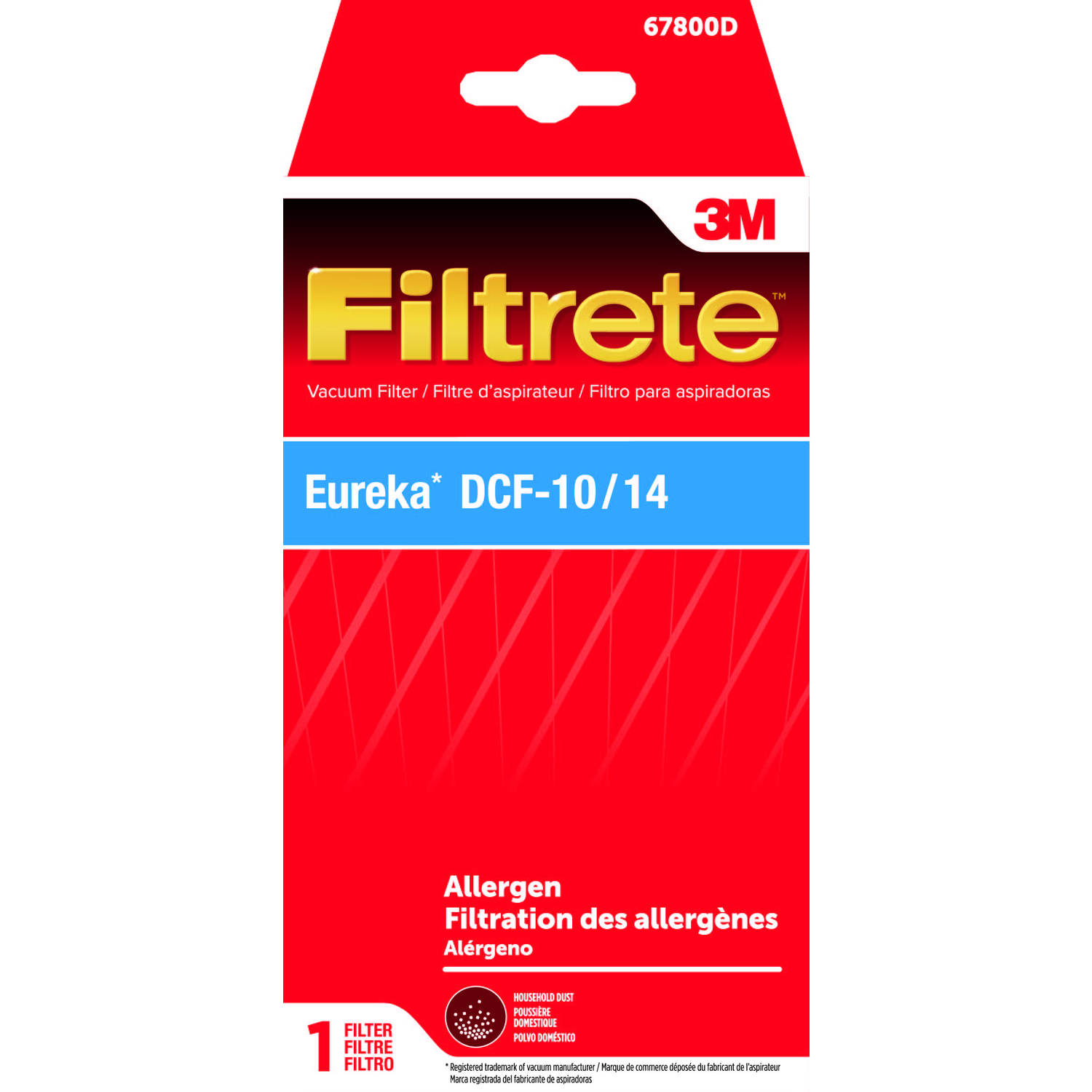 3M Filtrete Eureka Type DCF-10 & DCF-14 HEPA 430 Series Vacuum Filter