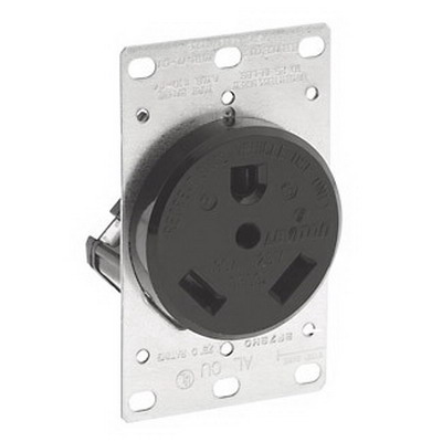 7313 30 Amp 125 Volt Rv Power Receptacle Flush Mount Industrial Grade