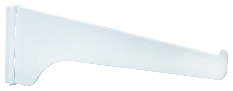 180 Series 16 In. White Steel Regular-duty Shelf Bracket - 320 Lb Capacity