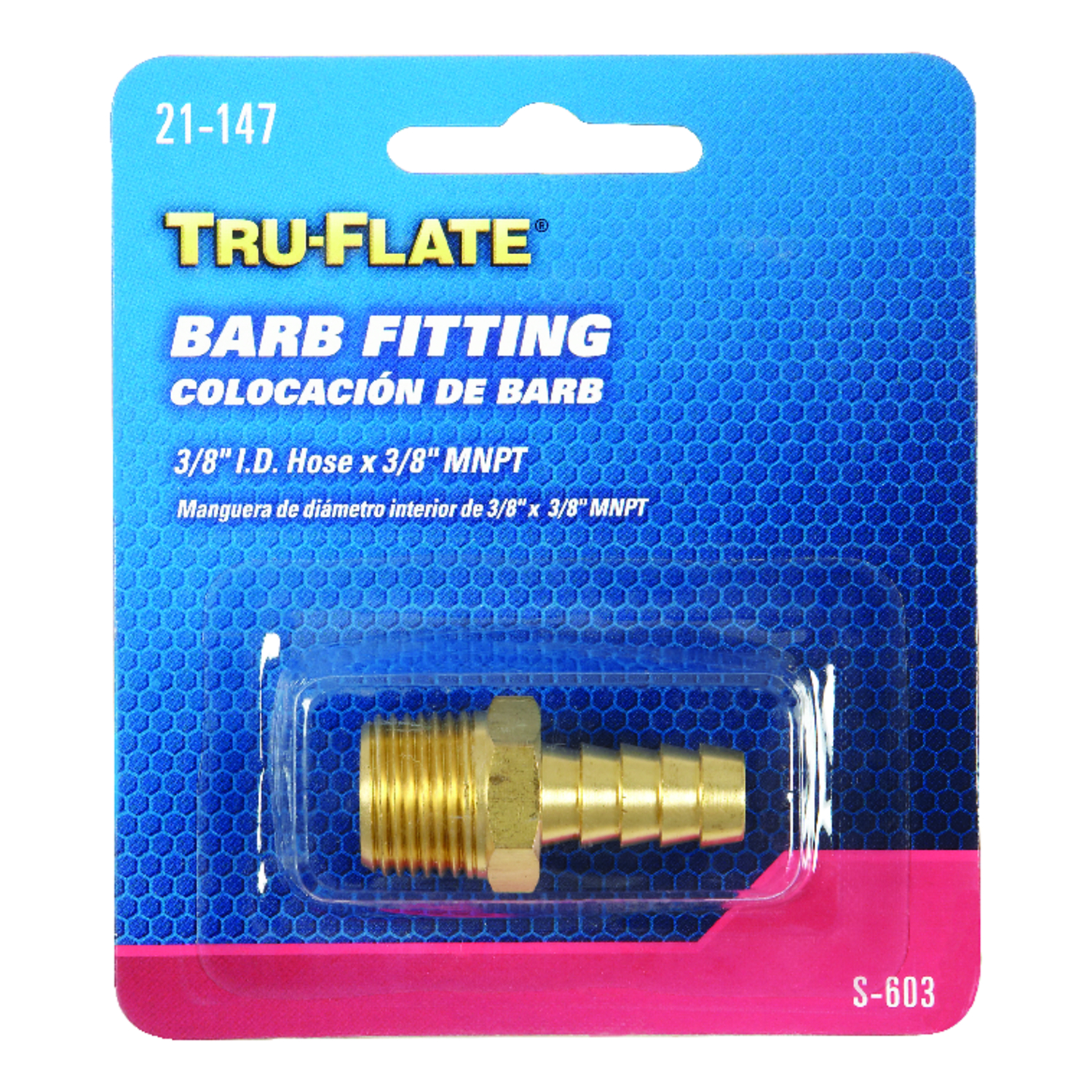 3/8 In. Barb 3/8 In. Mnpt Brass Hose End Fitting