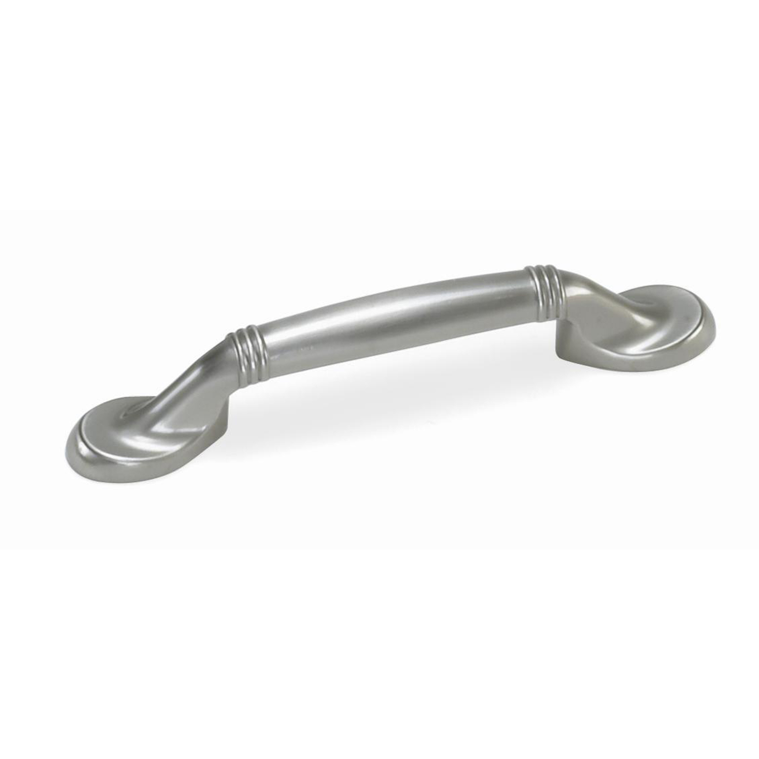 Laurey Nantucket 3 In. Center-To-Center Satin Pewter Spoonfoot Cabinet Pull