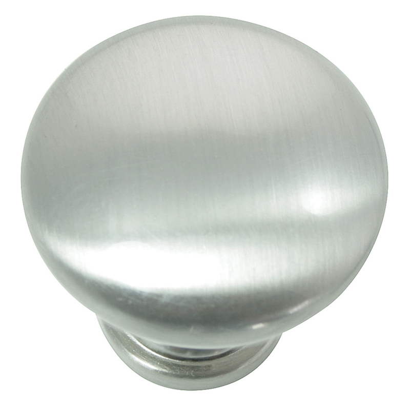 Laurey 1-3/8 In. Brushed Satin Nickel Hollow Steel Cabinet Knob