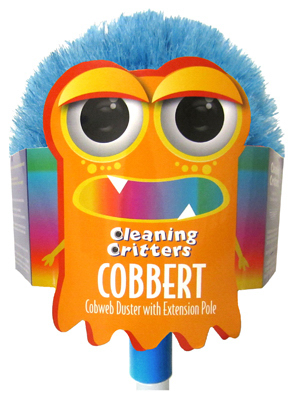 Cleaning Critters Cobbert Cobweb Duster With 59" Extension Pole