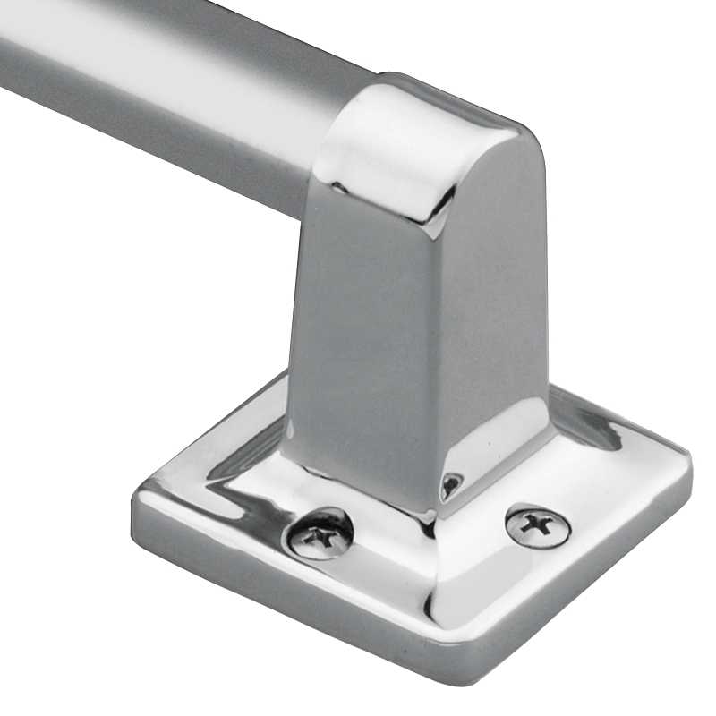16 In. Exposed Screw Grab Bar, Chrome, 250 Lb Capacity