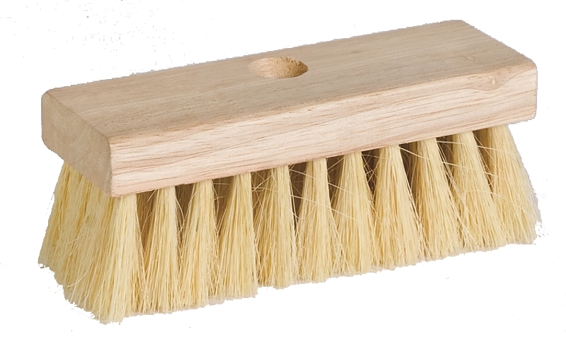 Huron Roof Brush 7 In. X 2 In. Threaded Handle Hole - Lightweight & Durable