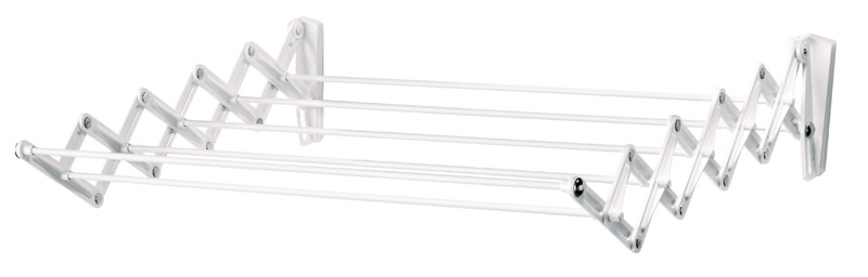 24 Inch Wall Mounted Accordion Clothes Drying Rack, Model 36101c