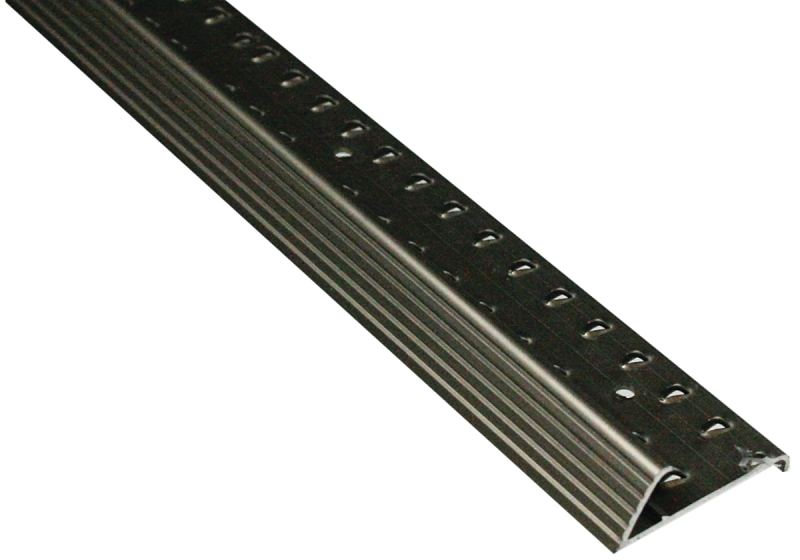 Pewter 1-3/8 In. X 6 Ft. Aluminum Carpet Gripper With Teeth