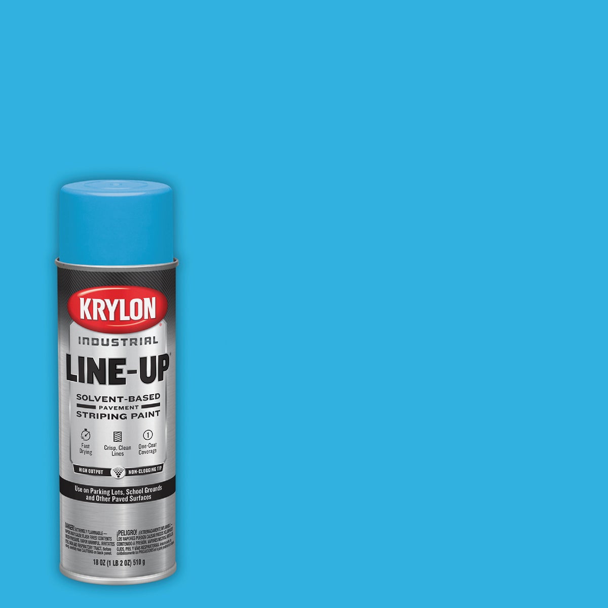 Industrial 8302 Sb Accessibility Blue Striping Paint, 18 Oz. Can