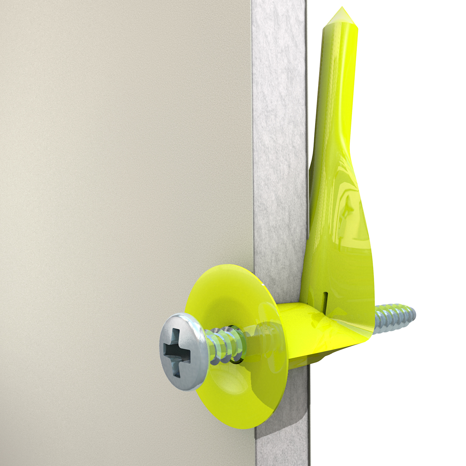 WallClaw Anchor #8 Thread x 1-1/4 In. Green Drywall Plastic Anchor (4 Ct.)