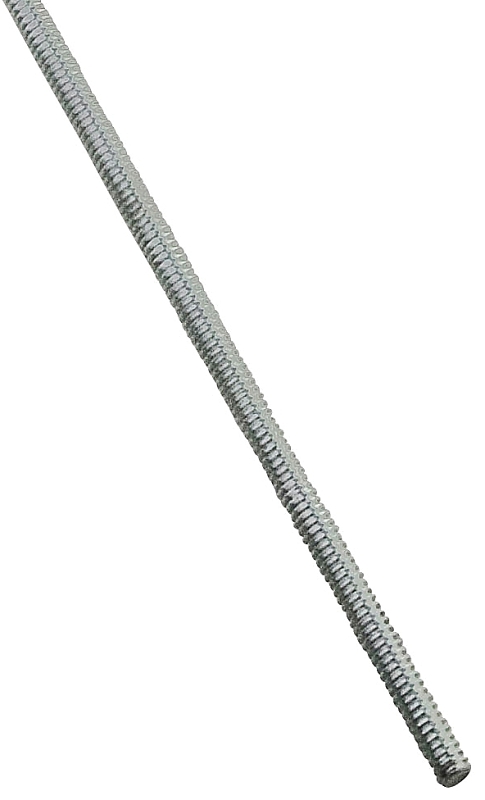 Hillman Steelworks #6 1 Ft. Steel Threaded Rod