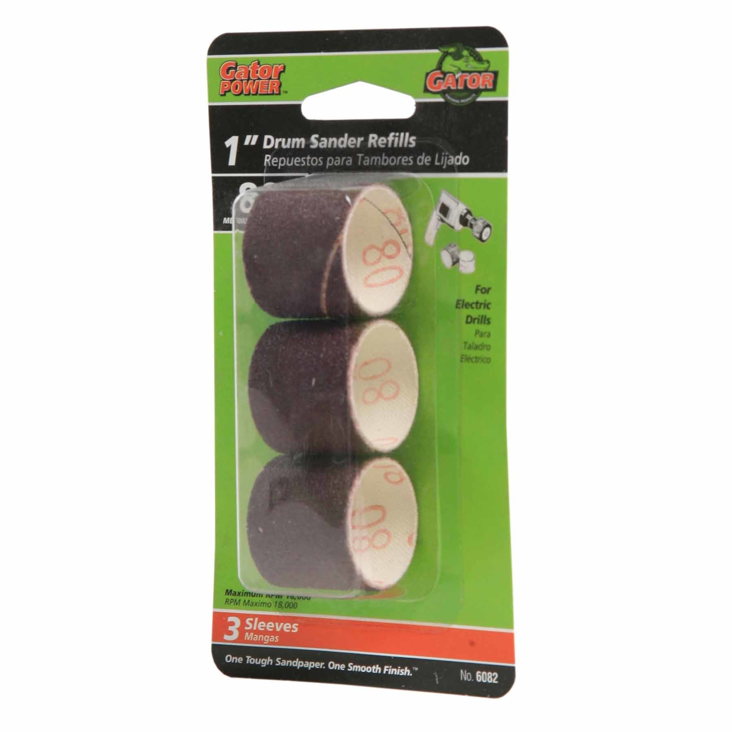 Gator 1 In. x 1 In. 80 Grit Drum Sander Refills (3-Pack)