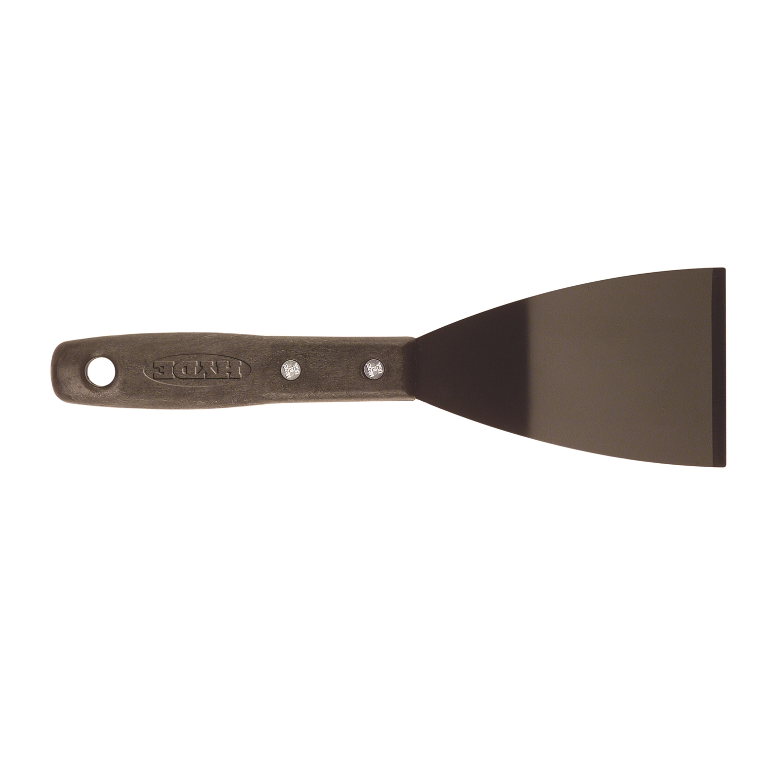 3 In. Heavy Duty Stiff Bent Chisel Blade Scraper With Polypropylene Handle