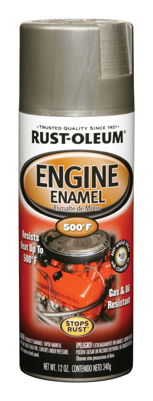 Stops Rust 12 Oz. Aluminum Gloss Engine Enamel Spray Paint