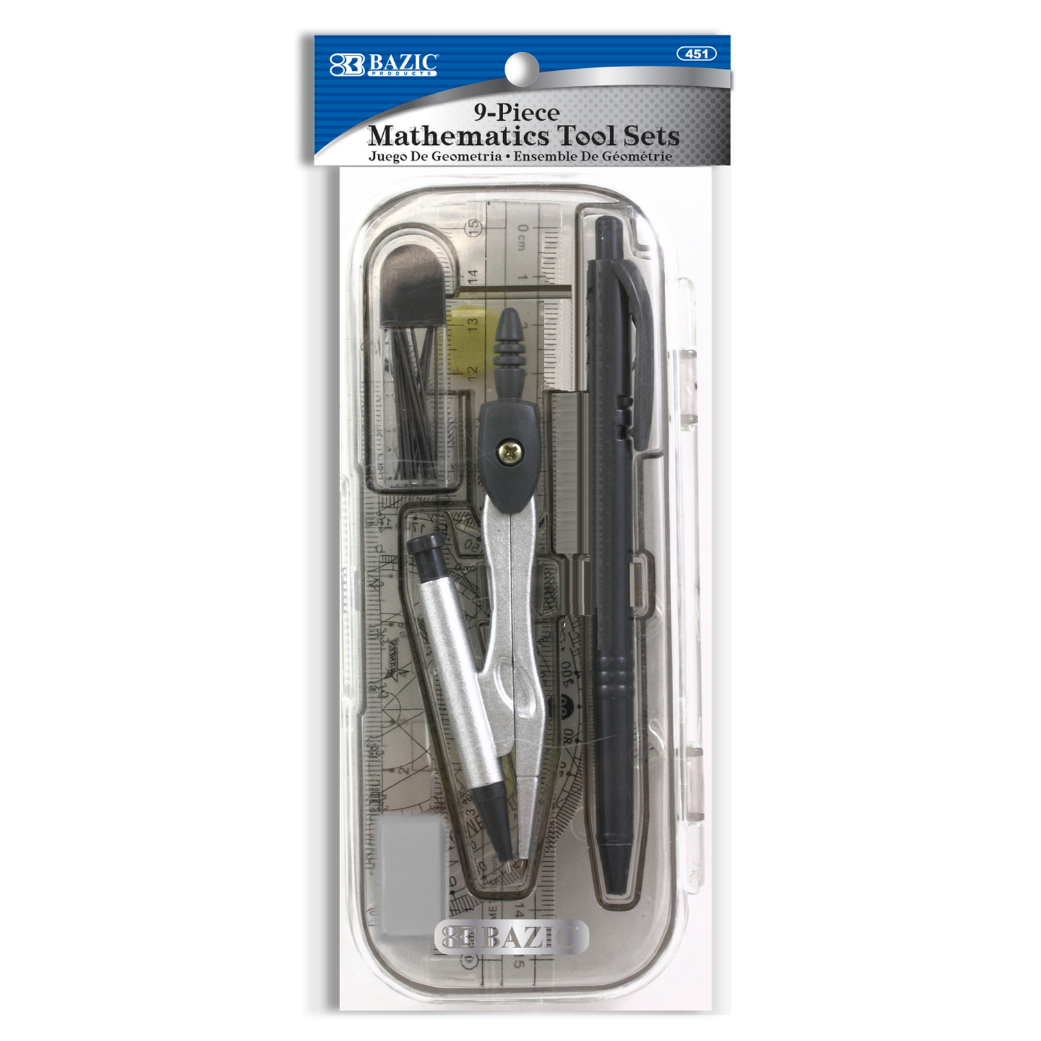 Math Tool Set - 9Pc