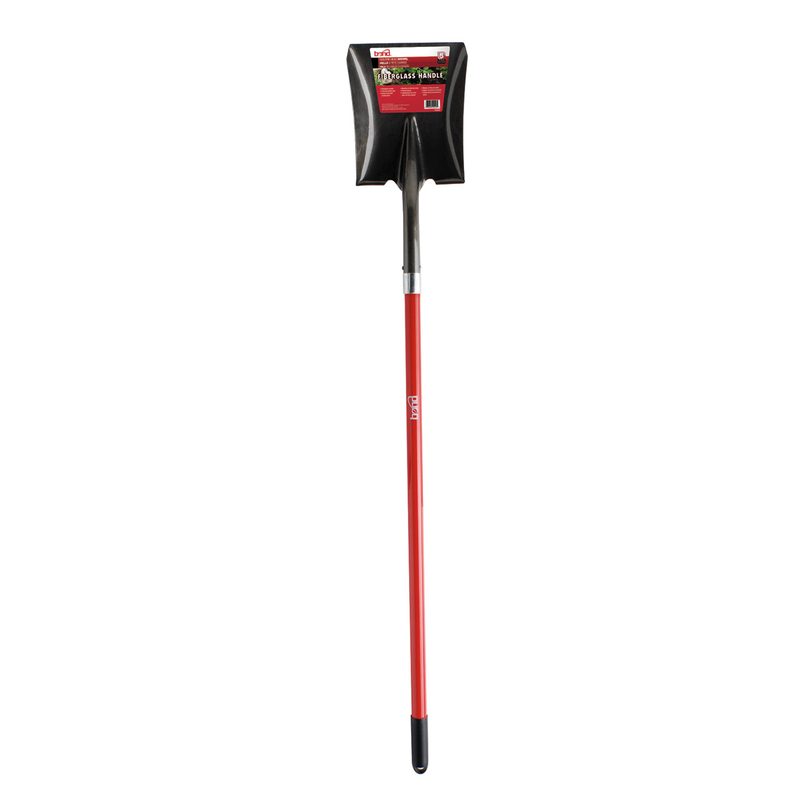 Lh003 58 In. Long Handle Square Point Shovel With Fiberglass Handle