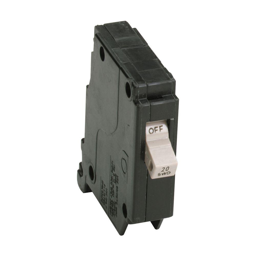 20 Amp Single-pole Circuit Breaker Ch120 For 120/240 Volt Systems