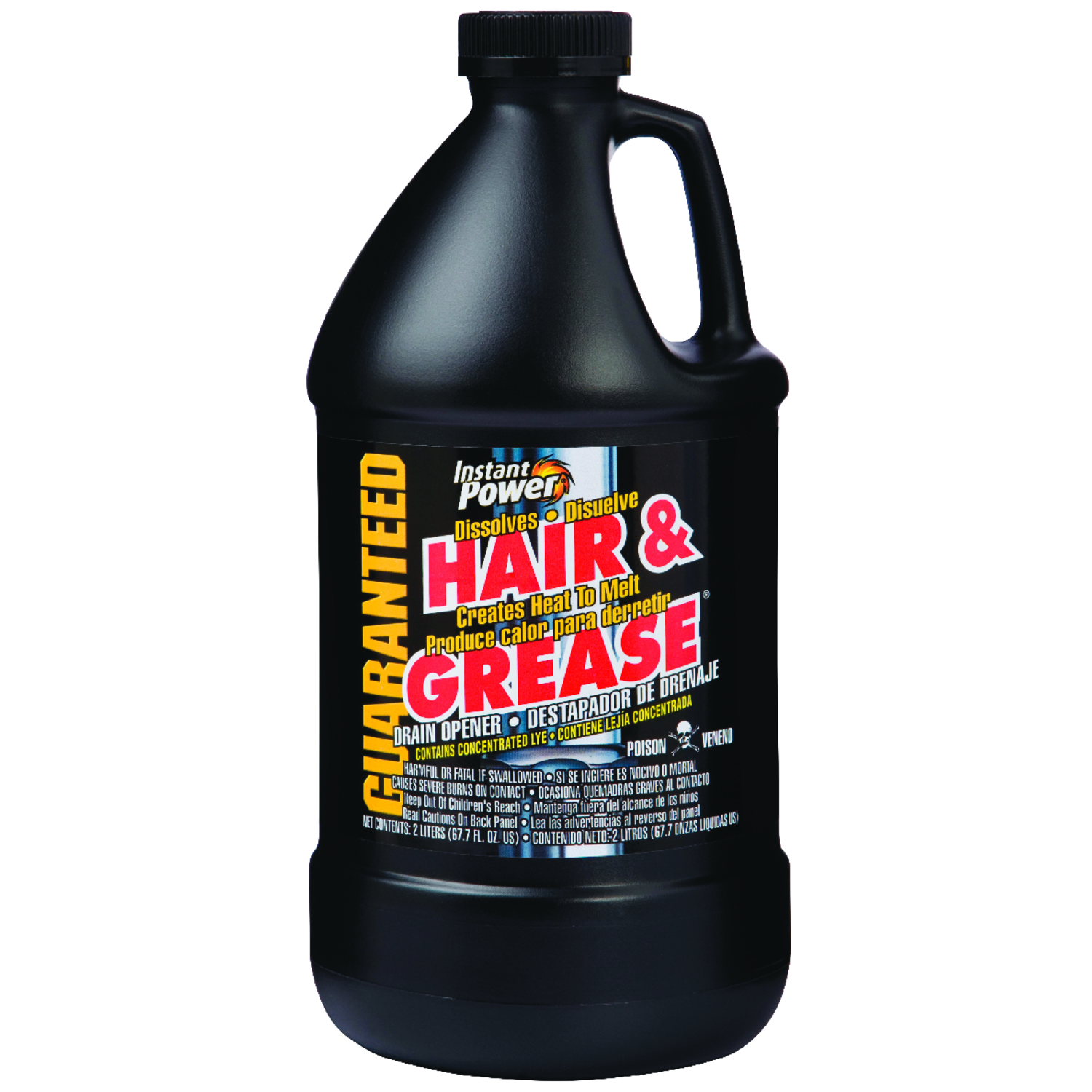 Hair & Grease Drain Opener, 2-Liter
