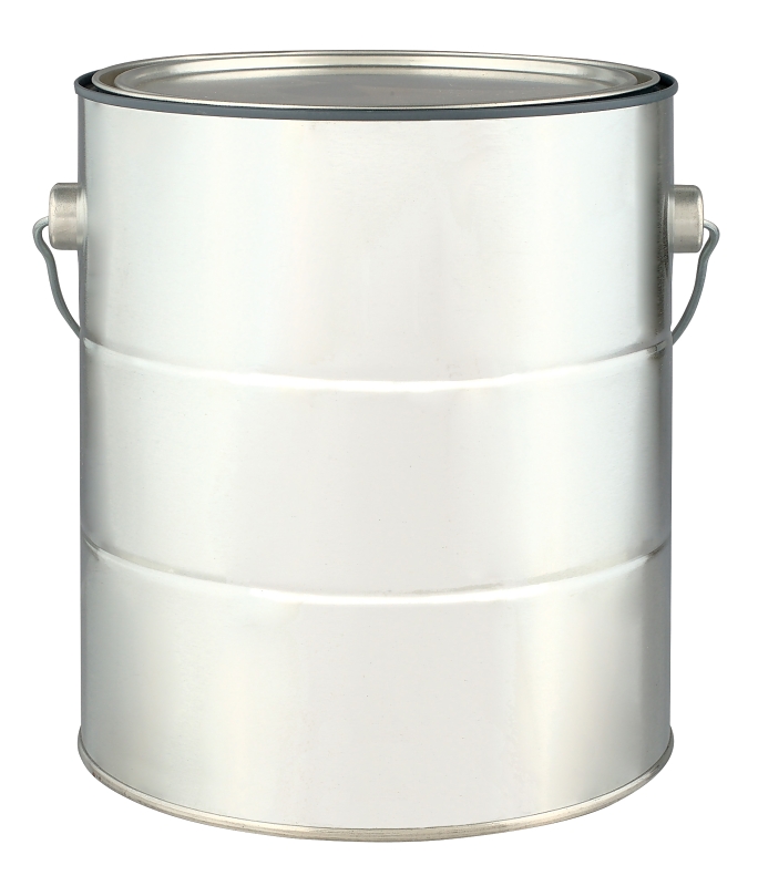 1 Gallon Empty Lidded Paint Can With Metal Lid And Bail Handle