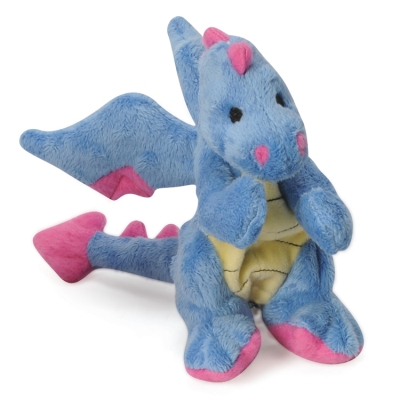 Baby Dragon Mini Dog Toy With Chew Guard Technology - Periwinkle Blue