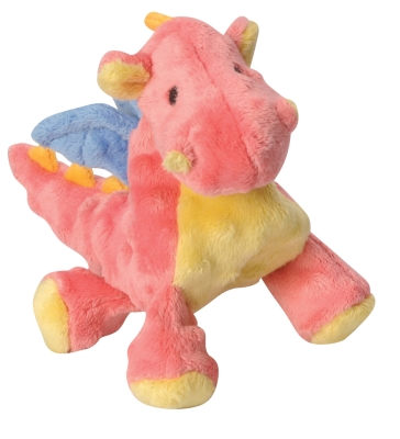 Mini Baby Dragon Dog Toy With Chew Guard Technology - Coral - Small