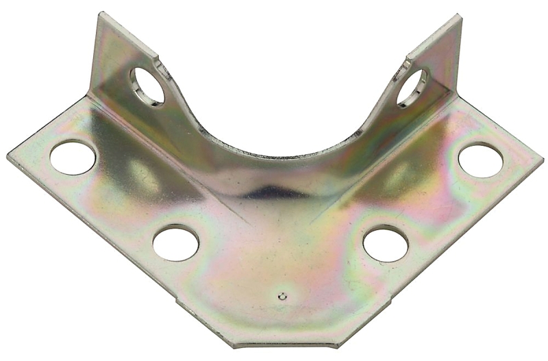 National Catalog V114 Series 2 In. x 5/8 In. Zinc Corner Brace (4-Count)