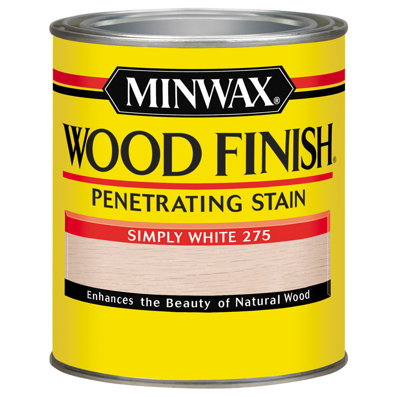 Penetrating Wood Finish, Oil Based, Simply White, Qt.