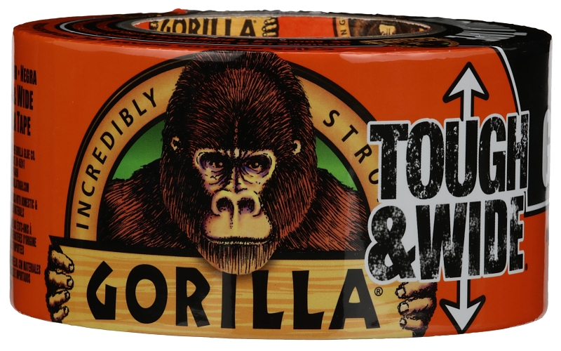 Tough & Wide Tape, Black, 2.88-In. x 25-Yd.