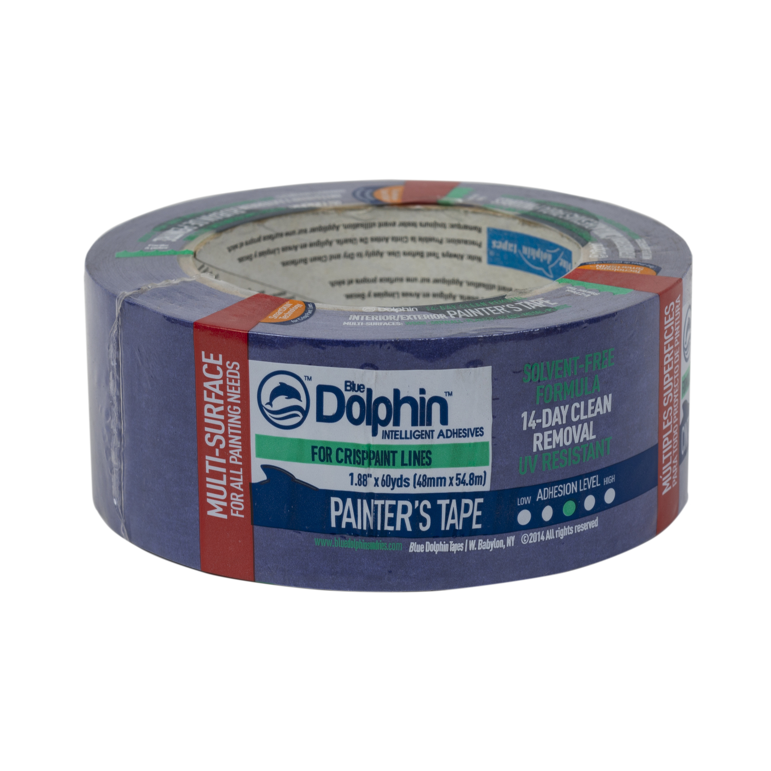Blue Dolphin 1.88 In. x 60 Yd. Blue Painter's Tape