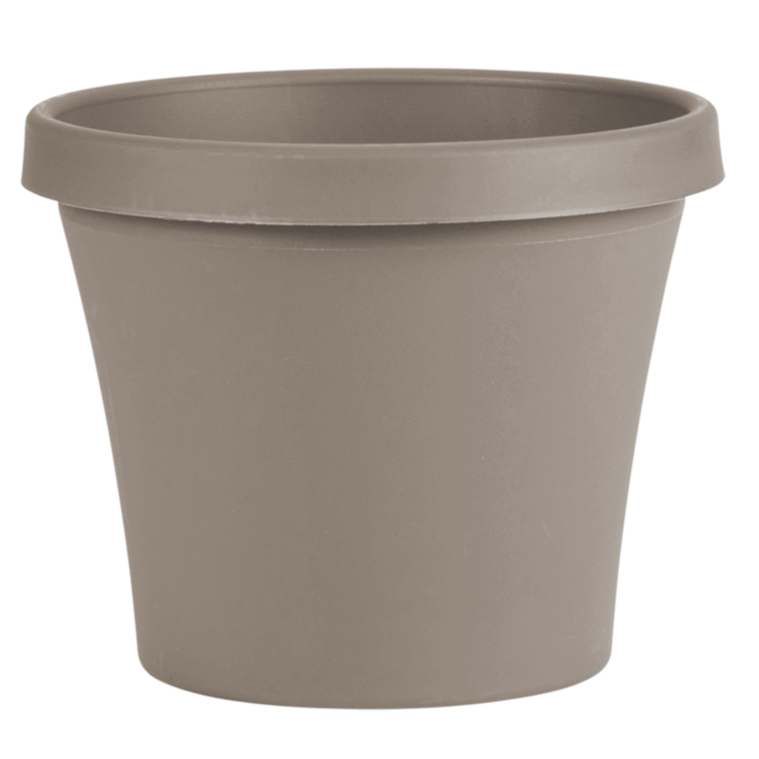 12 In. Dia. Pebble Stone Poly Classic Flower Pot - Durable And Lightweight
