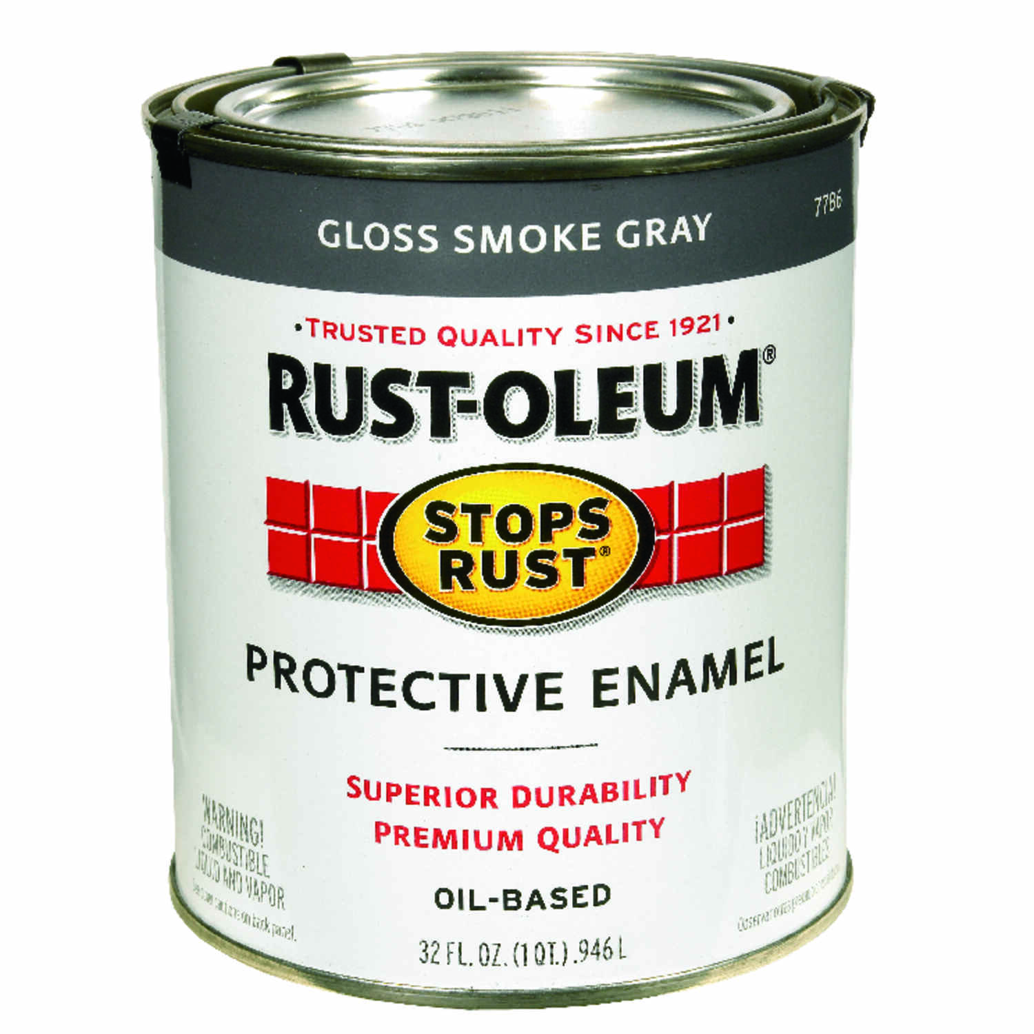 Stops Rust Qt. Gloss Smoke Gray Enamel