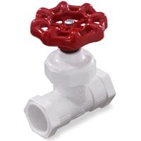 Scp-0750-s 3/4 Inch Ips Pvc Globe Valve - Slip Stop Valve Socket