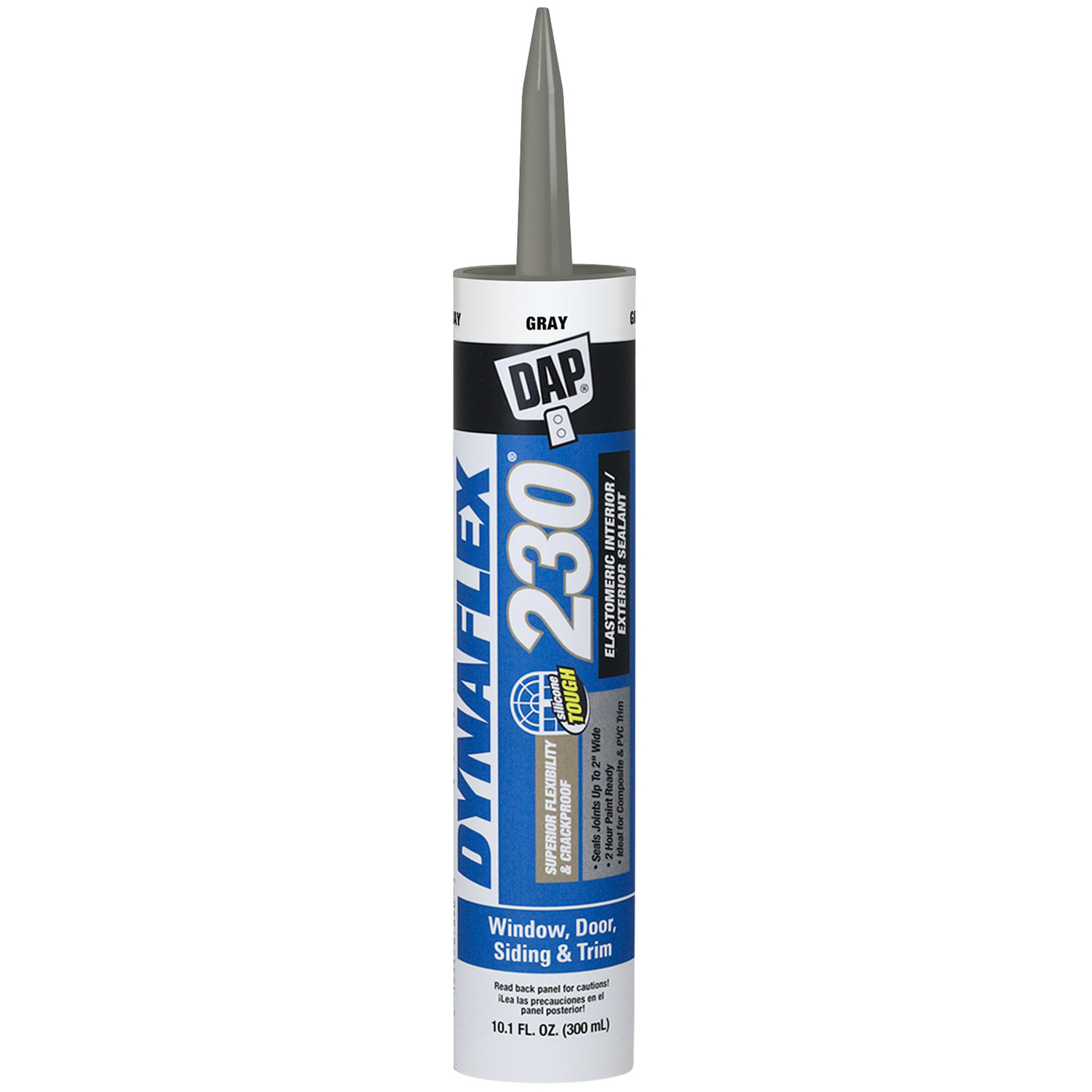 Dynaflex 230 Latex Sealant, Gray, 10.1-oz.