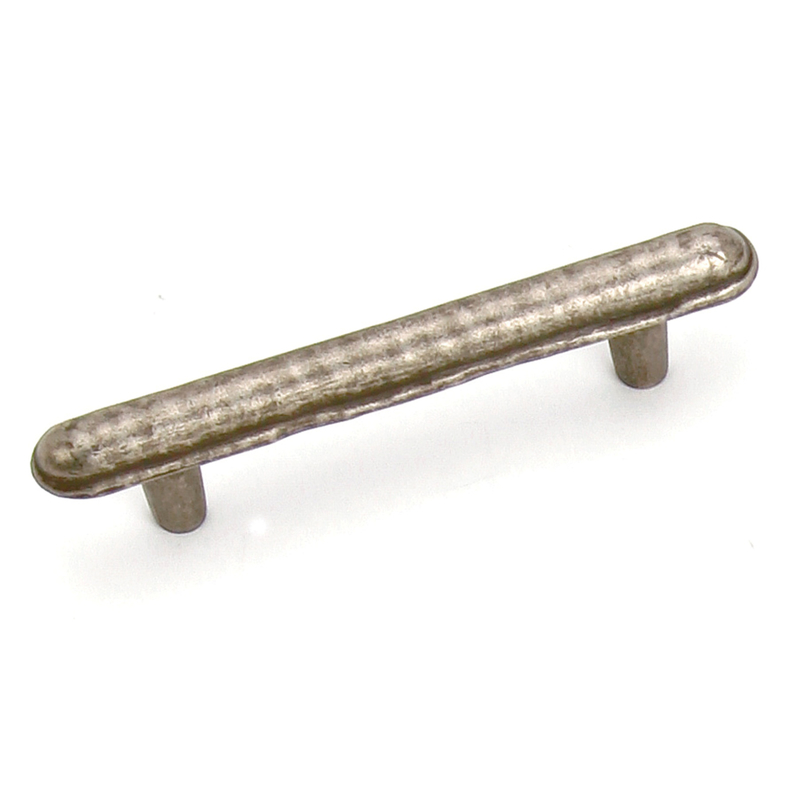 Laurey Merlot Bar Cabinet Pull 3 in. Antique Pewter 1 pk