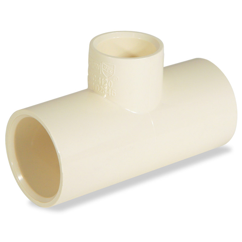 Charlotte Pipe 3/4 In. x 3/4 In. x 1/2 In. Solvent Weldable CPVC Tee