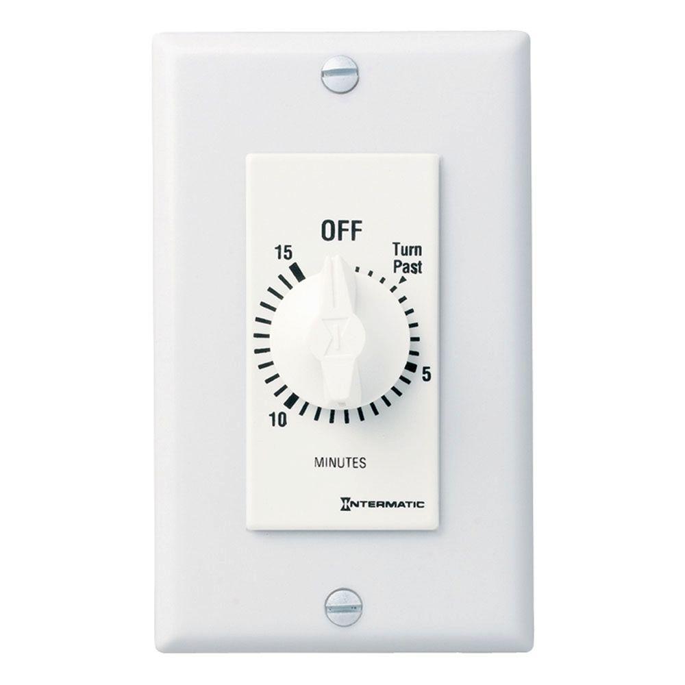 20 Amp 15-minute Spring Wound In-wall Auto-off Timer Switch Fd15mwc