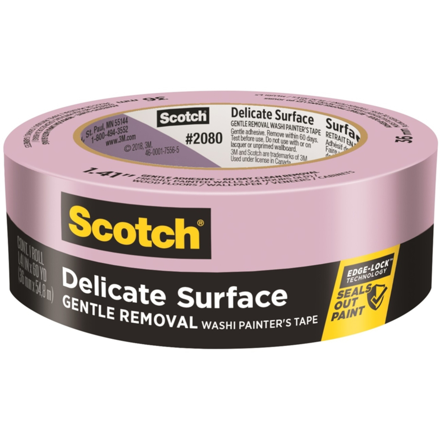 Scotch 1.41 In. x 60 Yd. Delicate Surface Painter's Tape