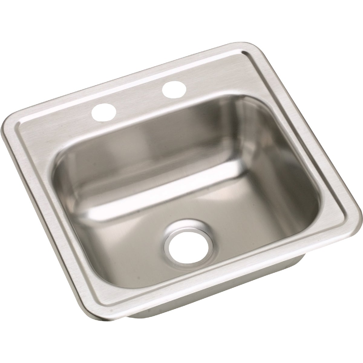 Single Bowl 15 Inch Square Stainless Steel Bar Sink Ne15152